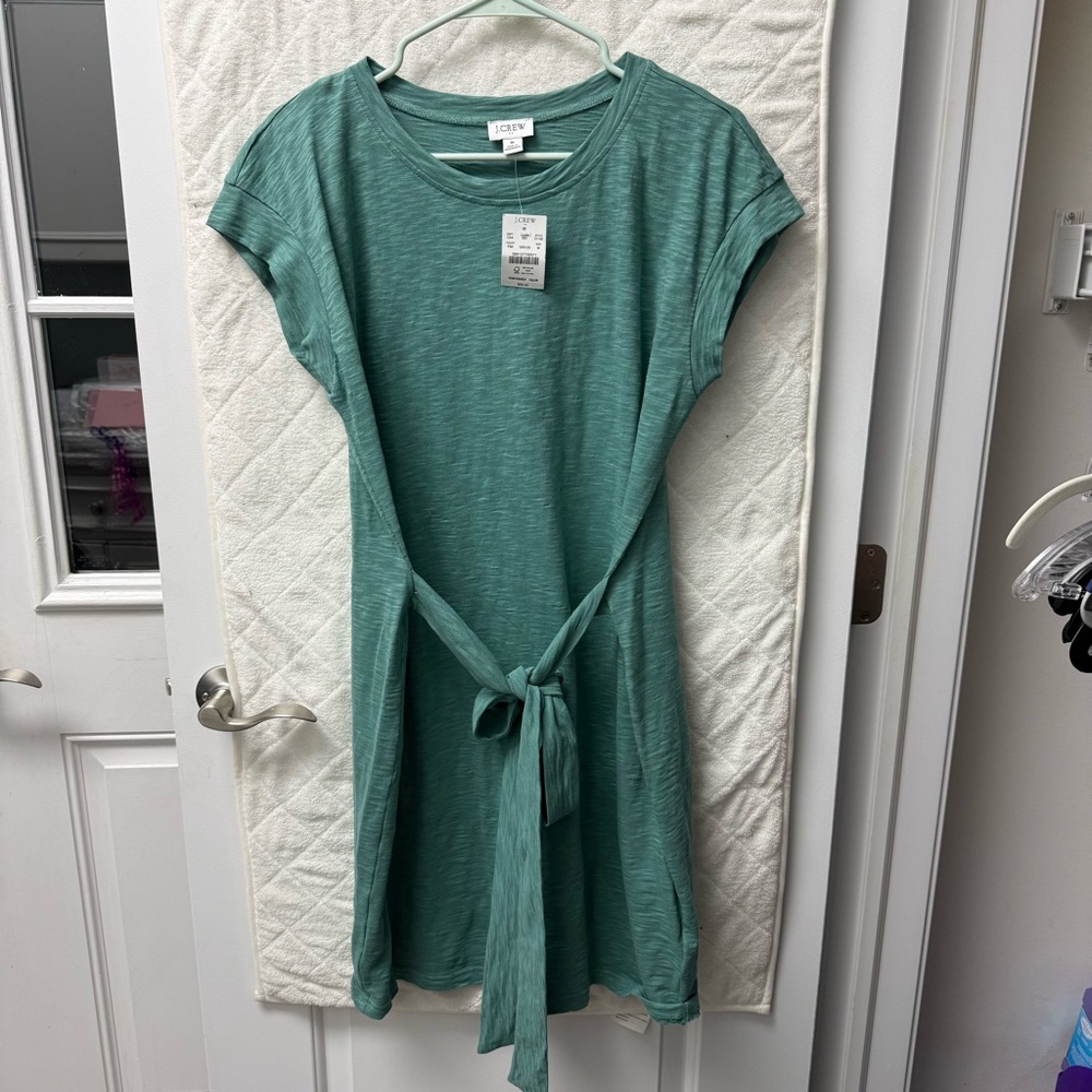 J.Crew Tie-Waist t-shirt dress - Picture 2 of 4